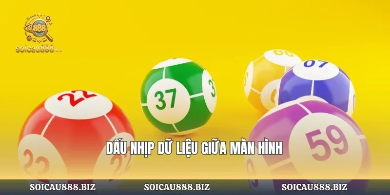 Dấu nhịp dữ liệu giữa màn hình