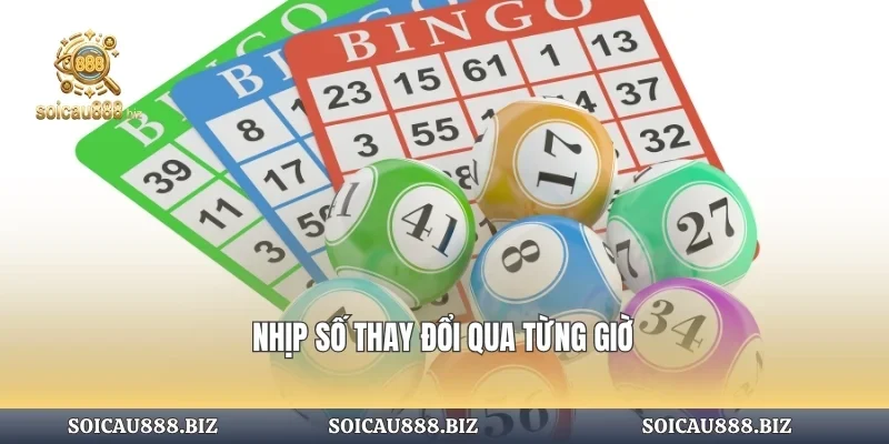 Nhịp số thay đổi qua từng giờ