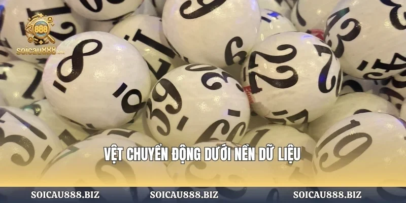 Vệt chuyển động dưới nền dữ liệu