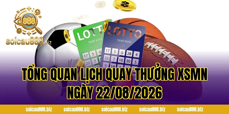 Tổng Quan Lịch Quay Thưởng XSMN Ngày 22/08/2026